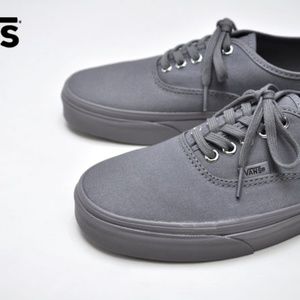 vans authentic grey mono